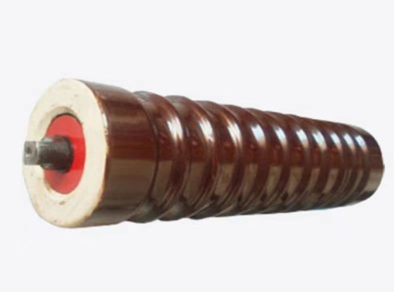 Ceramika Conveyor Idler por transporta sistemo